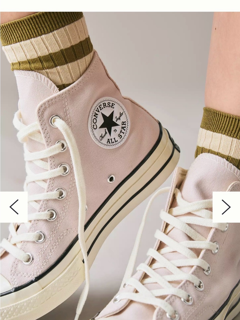 Converse Chuck 70 Canvas High-Top Sneakers pink